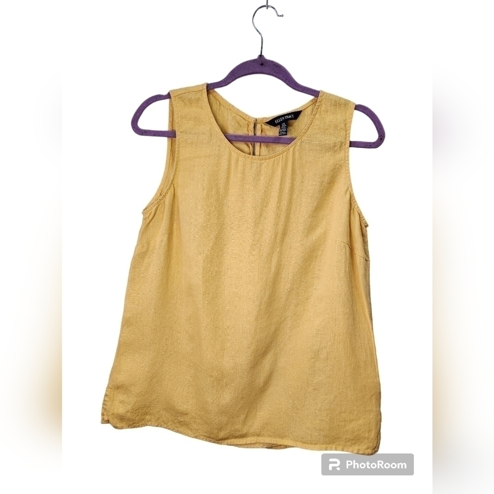 100% Linen Ellen Tracy Tank Sz.M